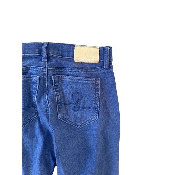 LILLY PULITZER Blue Skinny Denim  Jeans Size 00 - Picture 3 of 10